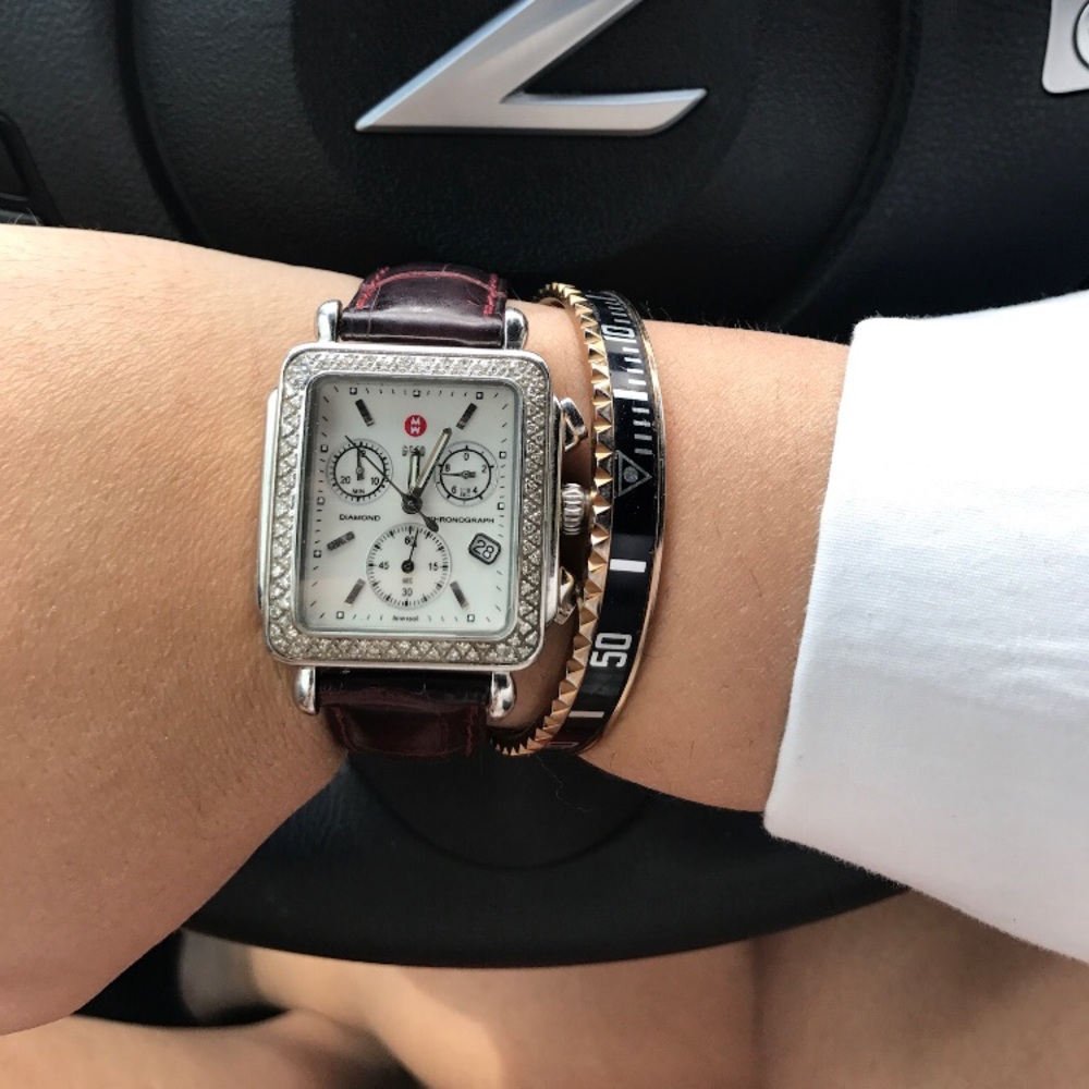 Michele diamond watch Art Deco